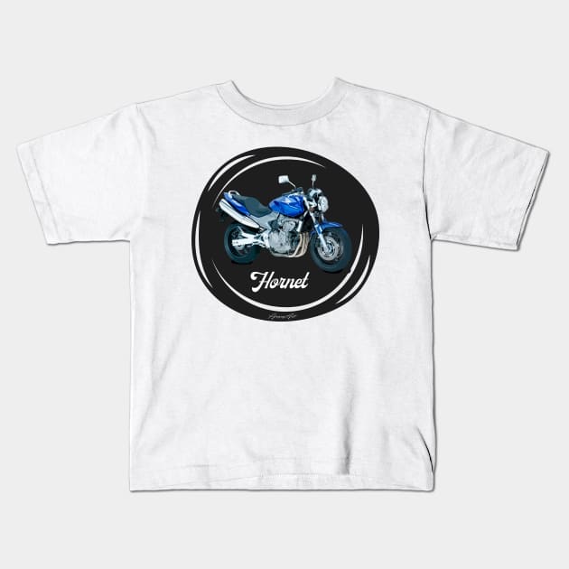 Honda hornet Kids T-Shirt by PjesusArt